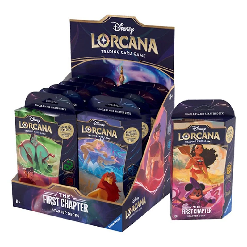 Lorcana TCG: The First Chapter Starter Deck Display Pack