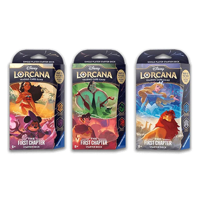 Lorcana TCG: The First Chapter Starter Deck Display Pack