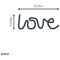 Pink Love Atomi Smart Neon LED Light Decorative Wall Art