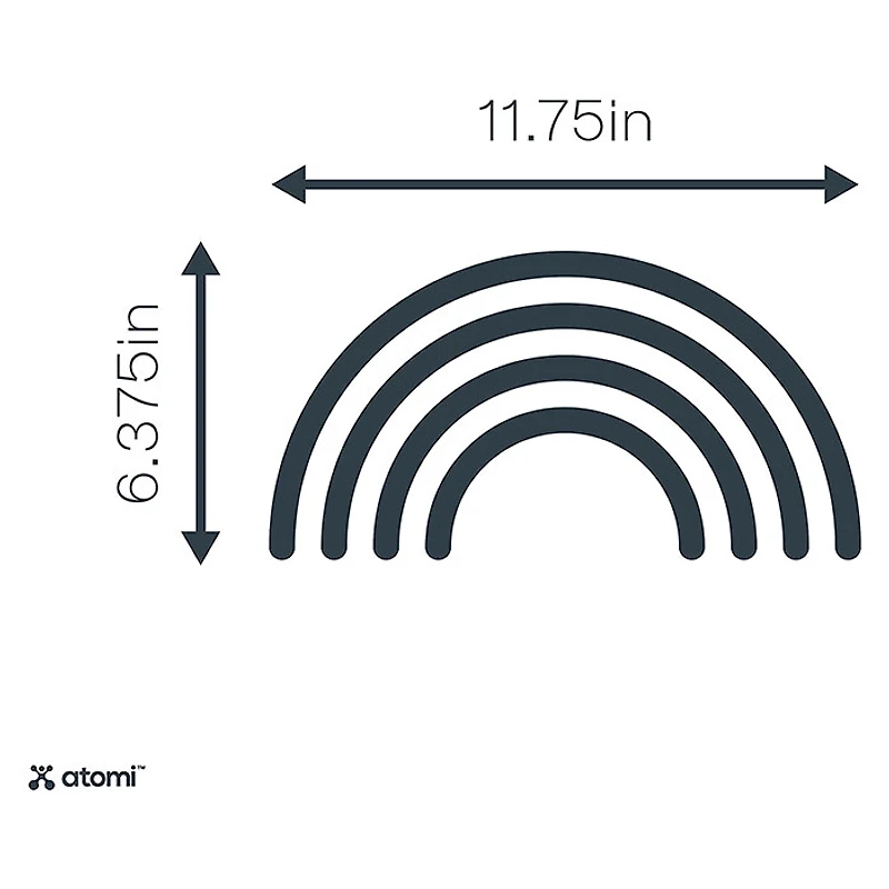 Wall Art Rainbow – 5 Color Way