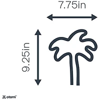 Atomi Smart Neon LED Light I Decorative Wall Art – Green Palm Tree