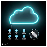 Cloud Baby Blue Atomi Smart Neon LED Light Decorative Wall Art