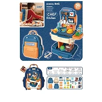 Kitchen Chef Playset with Portable Backpack
