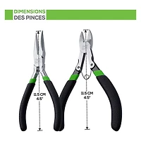 Metal Earth Enhanced Design 2-Piece Tool Kit – Clippers – Needle Nose Pliers