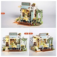 Flowery Sweets & Teas DIY Miniature Dollhouse Kit