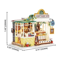 Light Music Bar DIY Miniature House – 149 Pieces