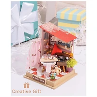 Bubble Bath Miniature Dollhouse Kit for Teens DIY Miniature Bathroom Set