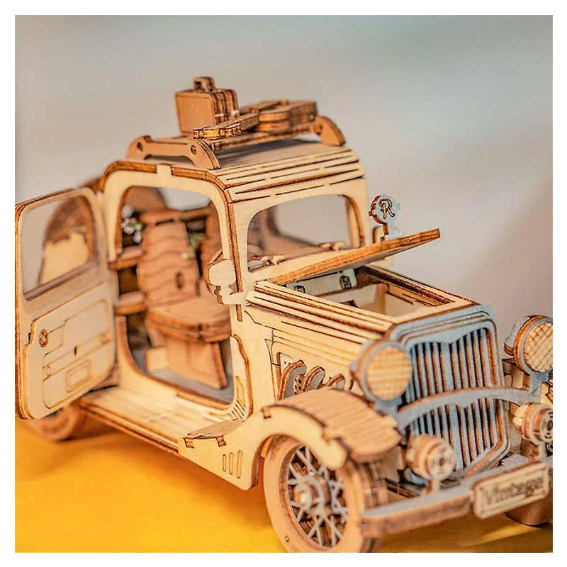 Rolife Vintage Car 3D Wooden Puzzle