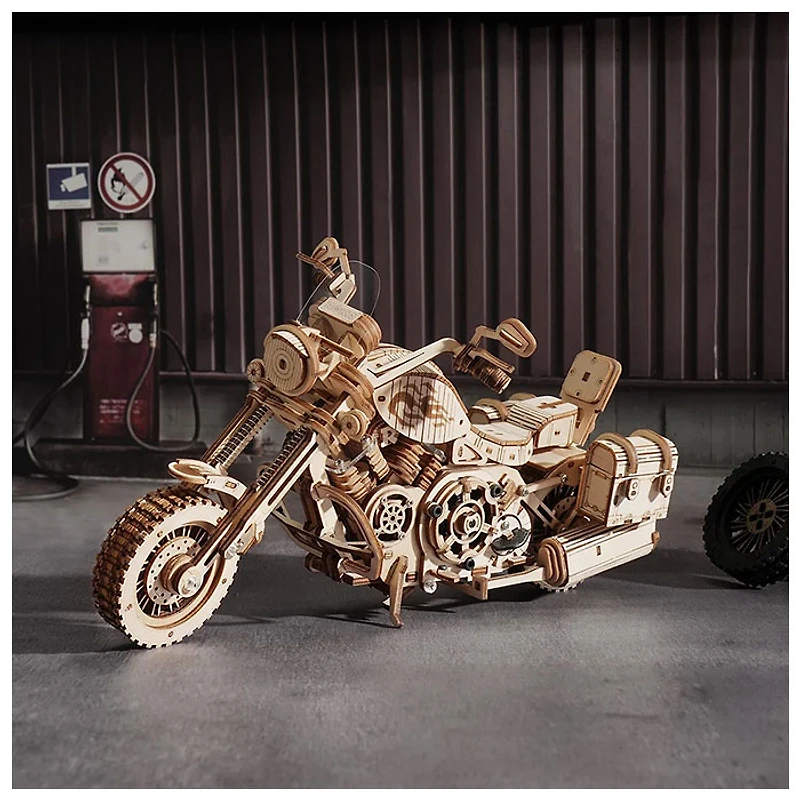 ROKR Cruiser Motorcycle 3D Wooden Puzzle – 420 pcs