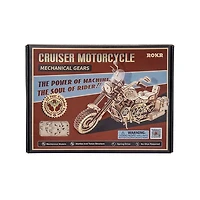 ROKR Cruiser Motorcycle 3D Wooden Puzzle – 420 pcs