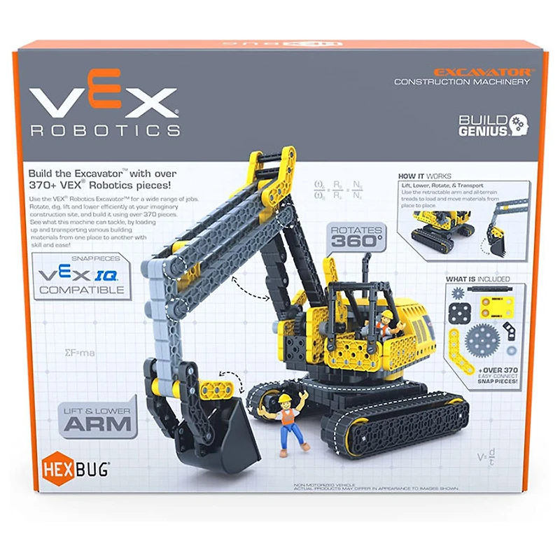 HEXBUG VEX Robotics Excavator, Buildable Construction Toy