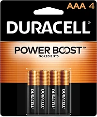 Duracell Battery AAA 4 Pack