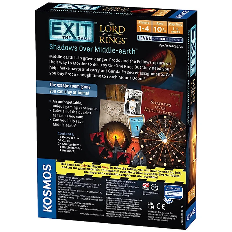 Exit: The Lord of the Rings Shadows Over Middle Earth