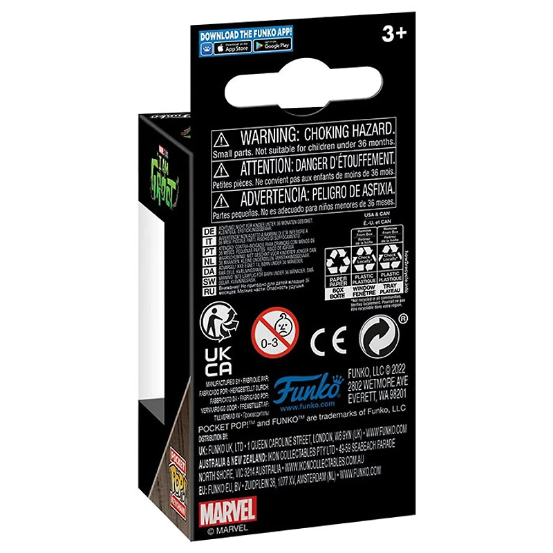 Funko Pop! Keychain Marvel I Am Groot Groot with Cheese Puffs