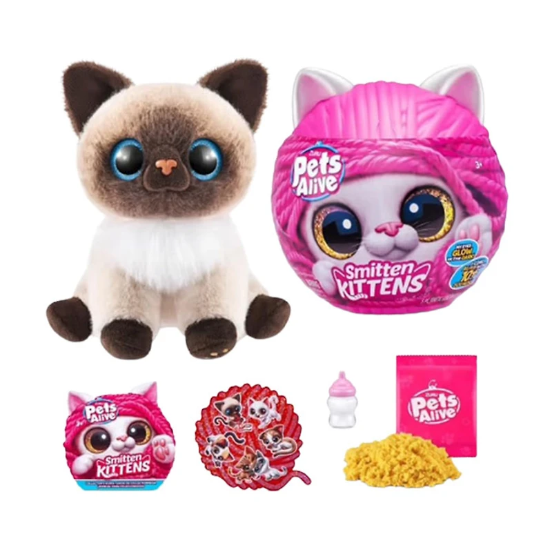 Zuru Pet’s Smitten Kitten’s Interactive Plush Assorted (Random Pick)