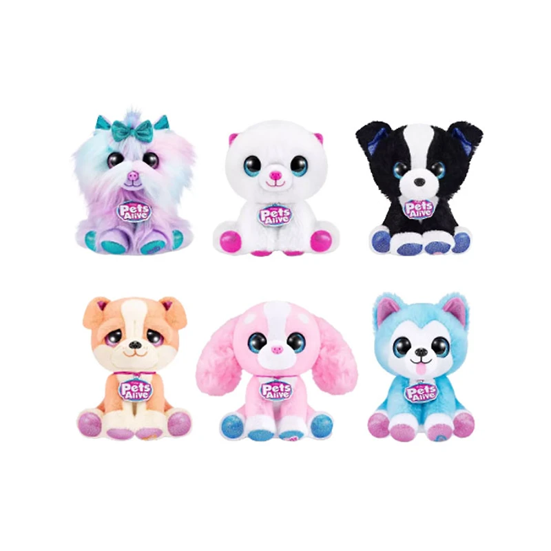 Zuru Pet’s Puppy Rescue Surprise Interactive Plush Assorted (Random Pick)