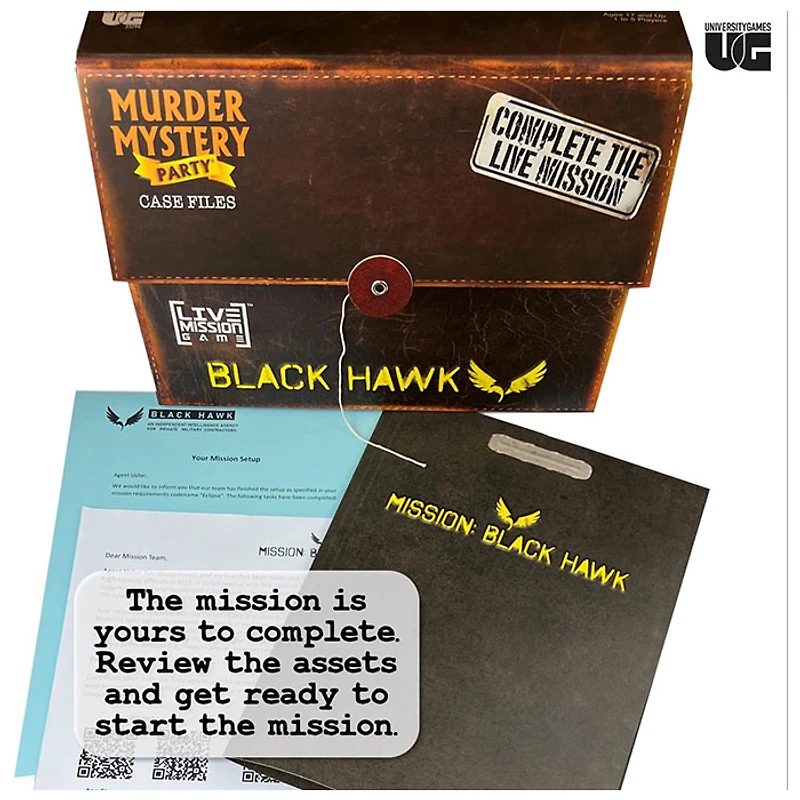 Murder Mystery Party Case Files Mission Black Hawk