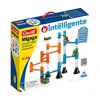 Quercetti Migoga Transparent Marble Run 45 Pieces
