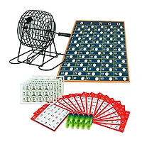Bingo Set Black Metal Cage 7″