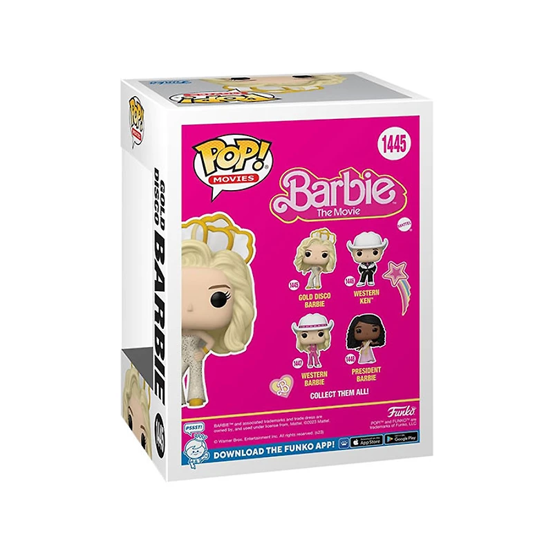 Funko Pop! Movies Gold Disco Barbie