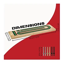 Cribbage Board 3 Track Wood