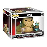 Funko Pop! Movie Moment Star Wars Jabba The Hutt and Salacious B. Crumb