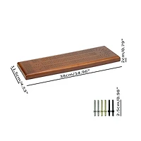 Cribbage Board Solid Walnut Wood
