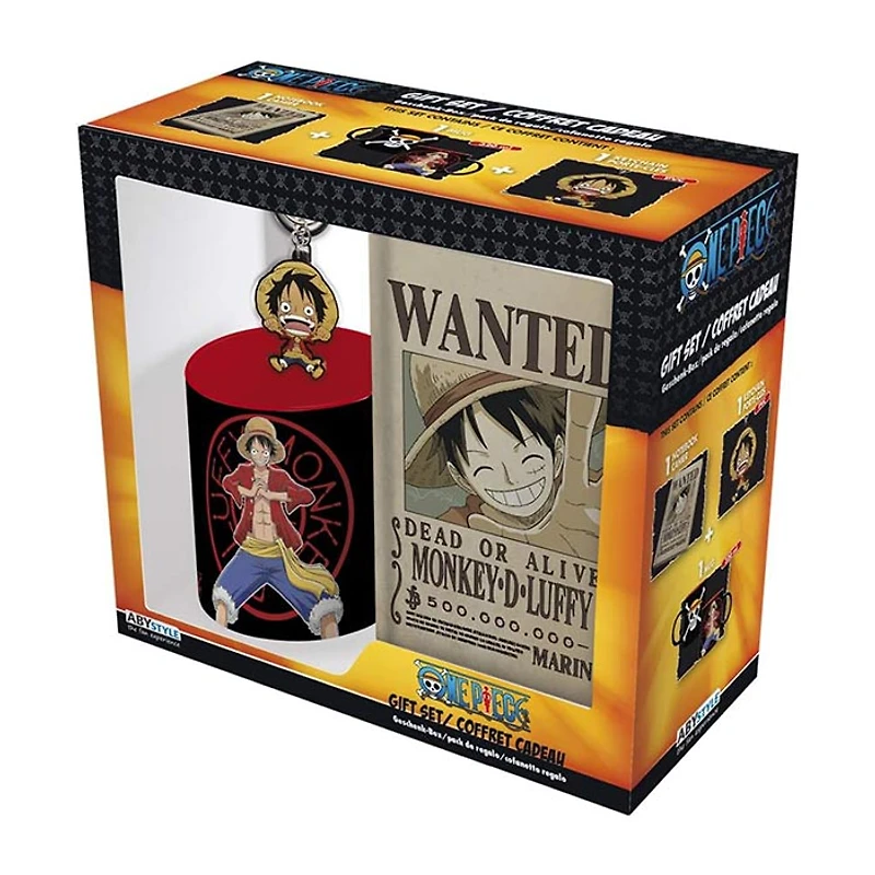 ABYSTYLE One Piece Monkey D. Luffy Black Gift Set