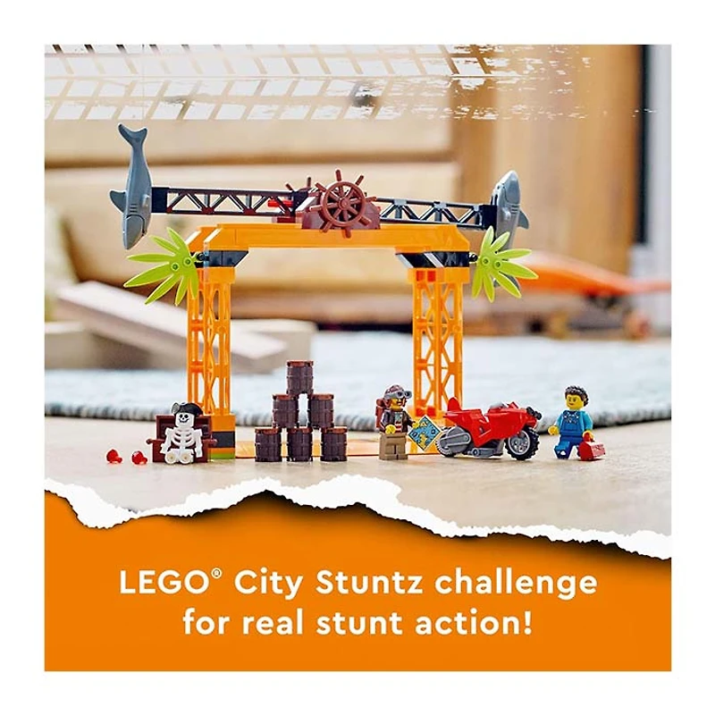 LEGO City Stuntz The Shark Attack Stunt Challenge 122 Pcs