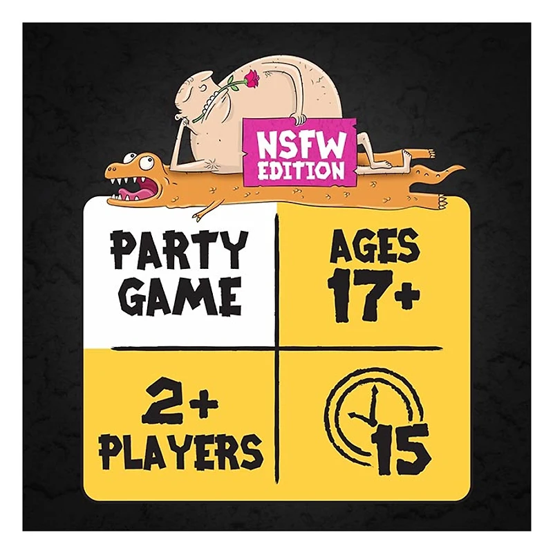 Exploding Kittens Poetry for Neanderthals NSFW Edition
