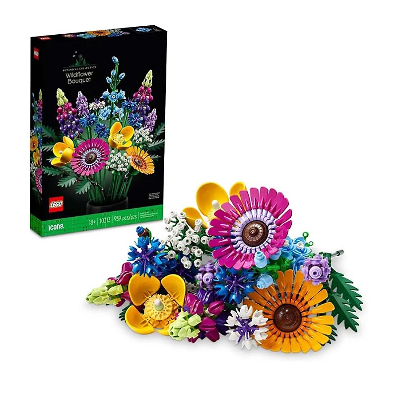 LEGO Icons Wildflower Bouquet 939 Pcs