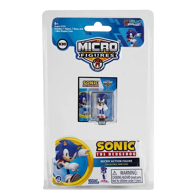 World’s Smallest Sonic The Hedgehog Micro Figures
