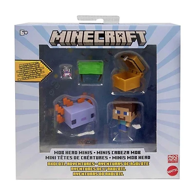 Mattel Minecraft Mob Head Minis Assorted (Random Pick)