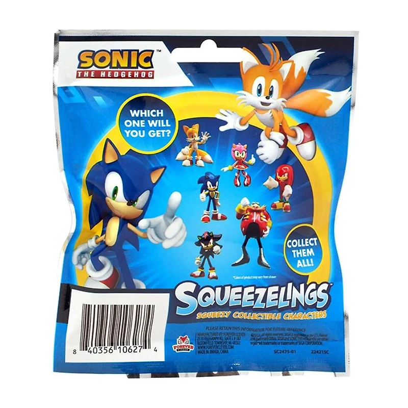 Sonic The Hedgehog Squeezelings Mystery Pack Assorted (Random Pick)