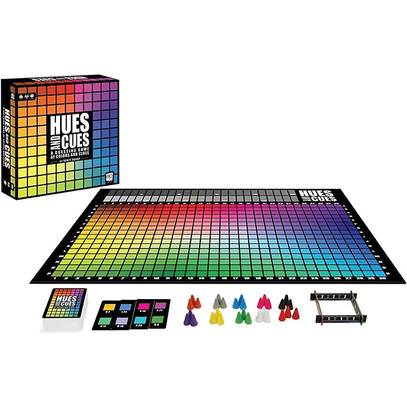 USAOPOLY HUES and CUES Vibrant Color Guessing Game