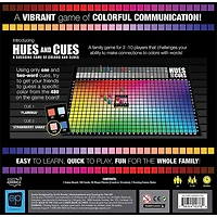USAOPOLY HUES and CUES Vibrant Color Guessing Game