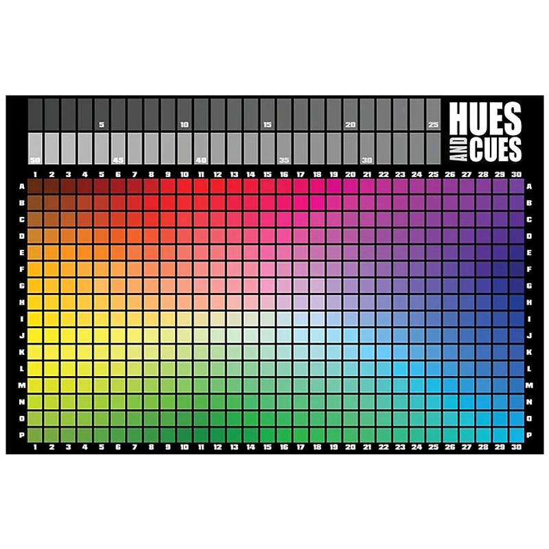 USAOPOLY HUES and CUES Vibrant Color Guessing Game