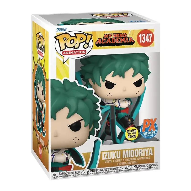 Funko Pop! Animation My Hero Academia Izuku Midoriya Glow In The Dark PX