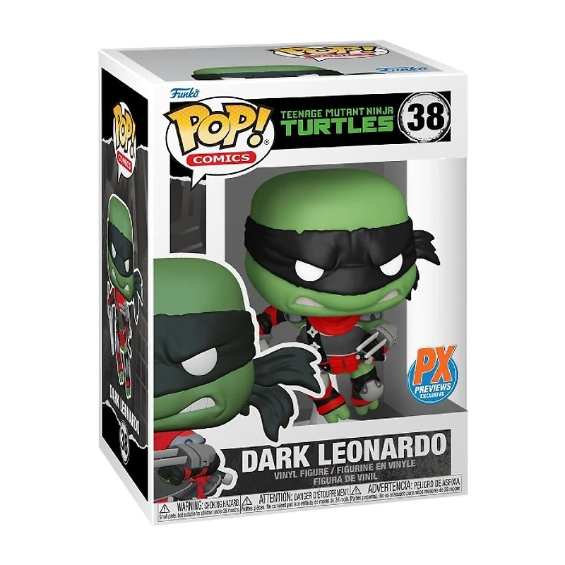 Funko Pop! Comics Teenage Mutant Ninja Turtles Dark Leonardo PX