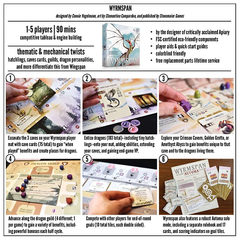 Wyrmspan Board Game