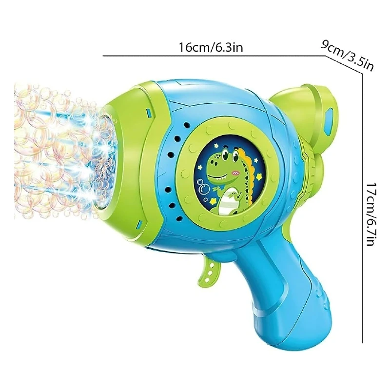 Tradeopia Bubble Maker Gun Assorted Automatics with Lights (Random Pick)
