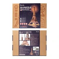 Rolife Night of The Eifel Tower 3D Wooden Puzzle
