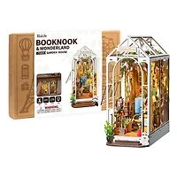 Rolife Holiday Garden House DIY Book Nook Shelf Insert