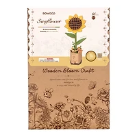 ROKR Rowood Sunflower DIY 3D Wooden puzzle