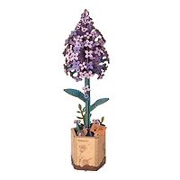 ROKR Rowood Lilac Flower Bouquet DIY 3D Wooden Puzzle