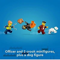 LEGO City Police Speedboat and Crooks Hideout Boat Toy