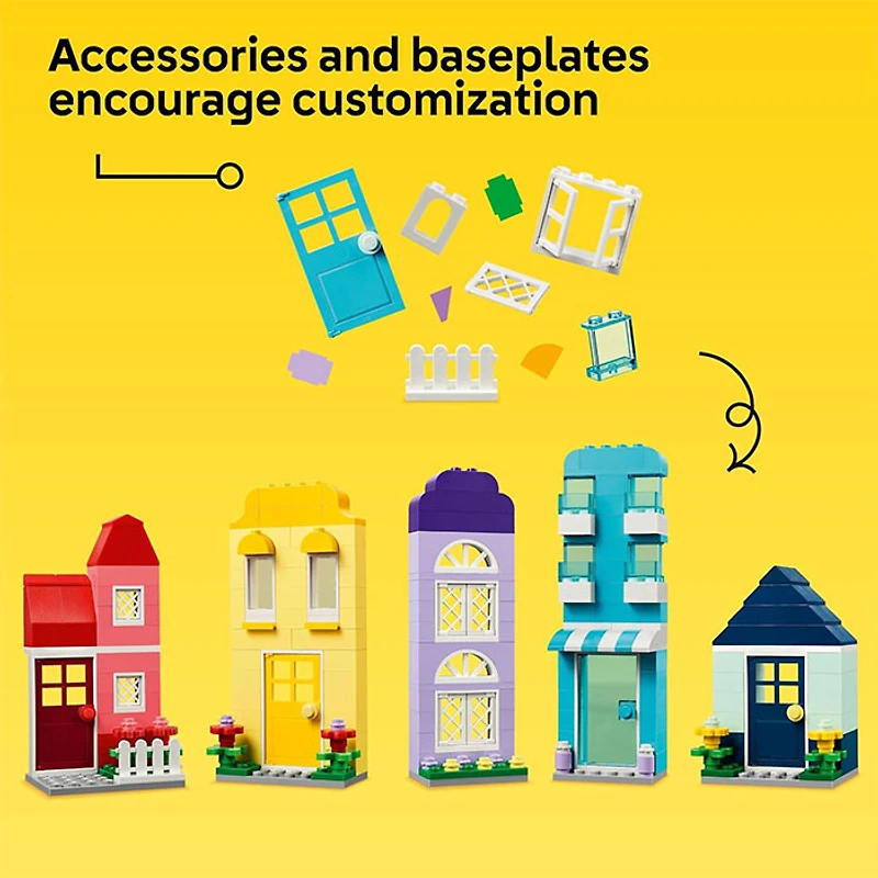 LEGO Classic Creative Houses Brick Building Set