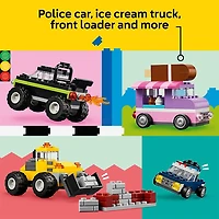 LEGO Classic Creative Vehicles, Colorful Construction Brick Building Kit