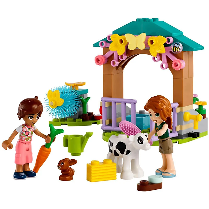 LEGO Friends Autumn s Baby Cow Shed Farm Animal Toy Playset with 2 Mini Dolls