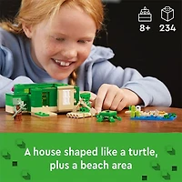 LEGO Minecraft The Turtle Beach House Construction Toy